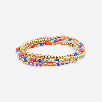 Set de pulseras de cuentas para verano