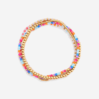 Set de pulseras de cuentas para verano