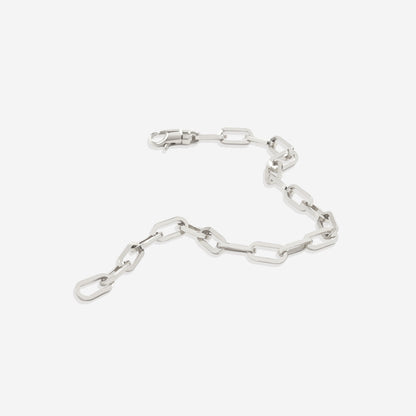 Pulsera de cadena Paperclip con eslabones abiertos