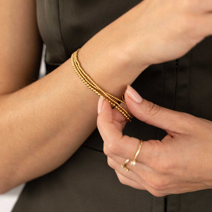 Set de pulseras de cuentas mixtas