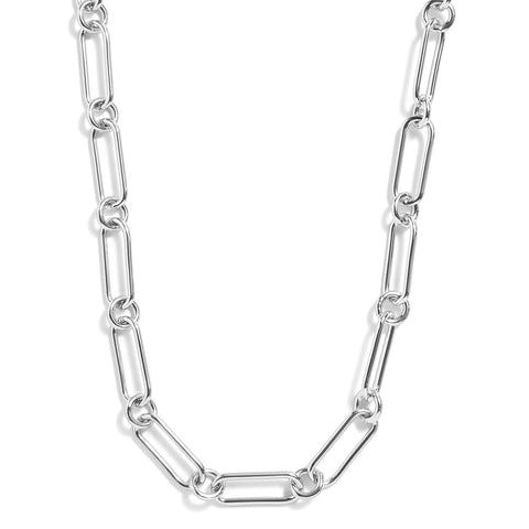 Spaced Charm Starter Necklace – Plata
