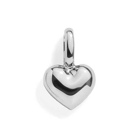 Charm a cuore bombato