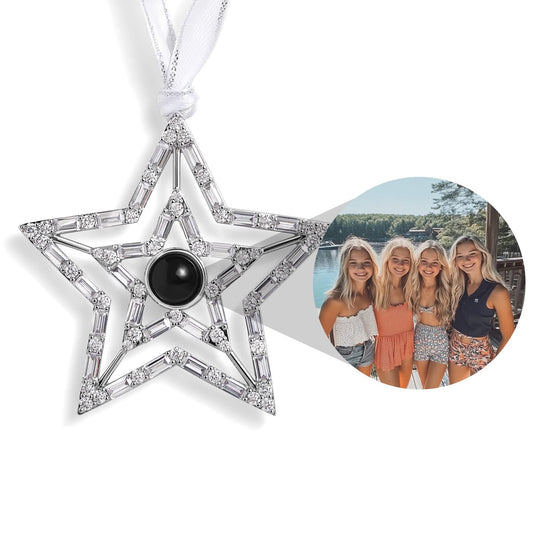Adorno personalizado con foto de estrella