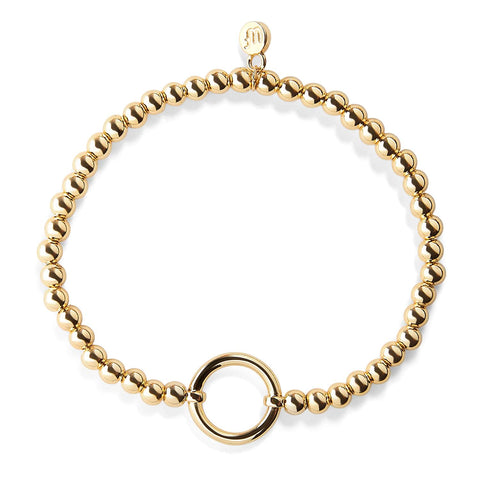 Classic Beaded Charm Starter Bracelet – Oro